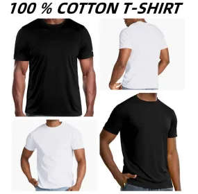 12-PACK Men's 100% Cotton Short-Sleeve Classic T-Shirt SKYLAND