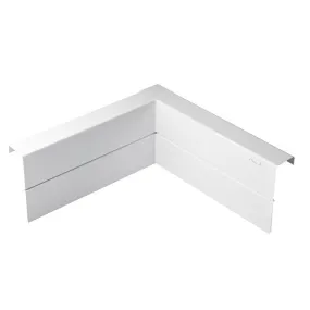 12" L Two-Panel Inside Corner Trim for UF-2 Radiator - Runtal White