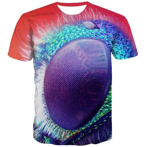 Abstract T shirts Men Psychedelic Tshirts Cool Green Tshirts Casual Funny Shirt Print Harajuku Tshirt Printed Short Sleeve