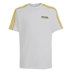 Adidas Originals maglietta manica corta per ragazzi Adibreak IN2121 bianco-giallo oro