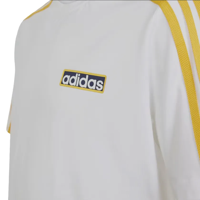 Adidas Originals maglietta manica corta per ragazzi Adibreak IN2121 bianco-giallo oro