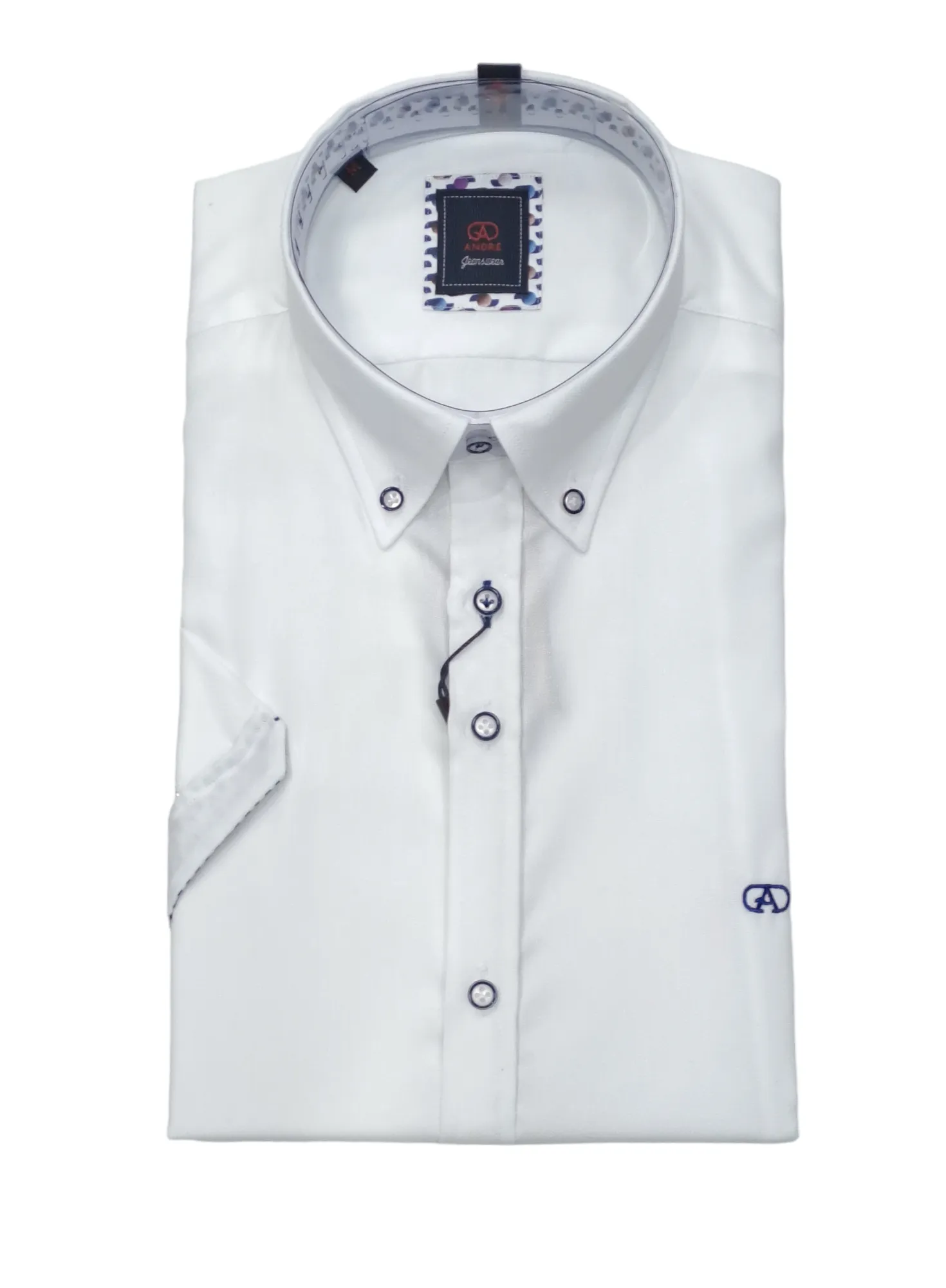 Andre Baggot Short Sleeve Shirt - White