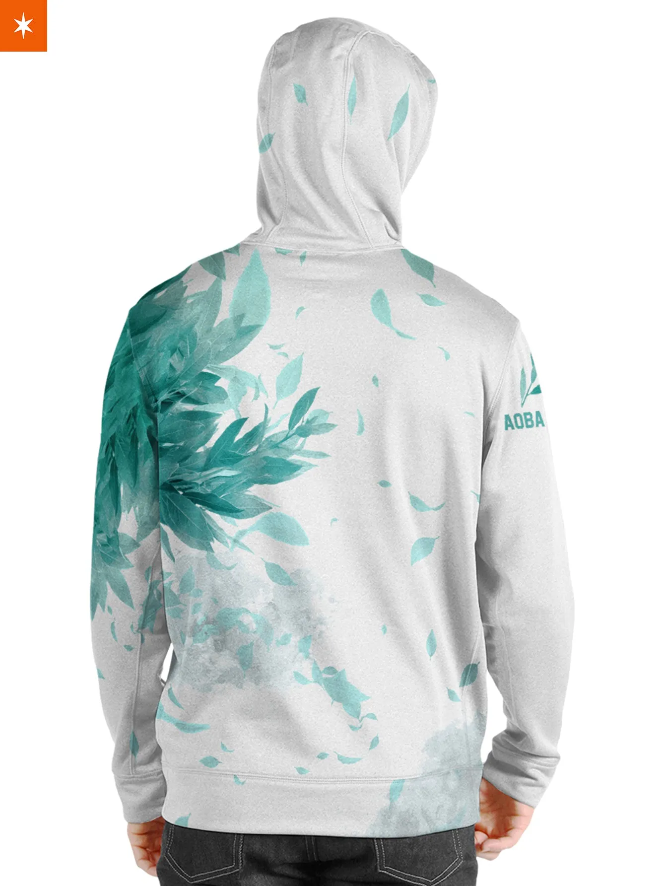 Aoba Johsai Green Leaf Unisex Pullover Hoodie