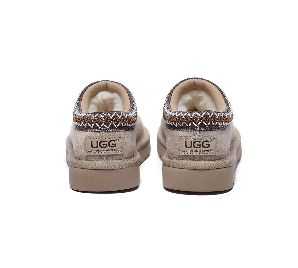 AUSTRALIAN SHEPHERD® UGG Slippers Sheepskin Wool Ankle Tazzy Hippie