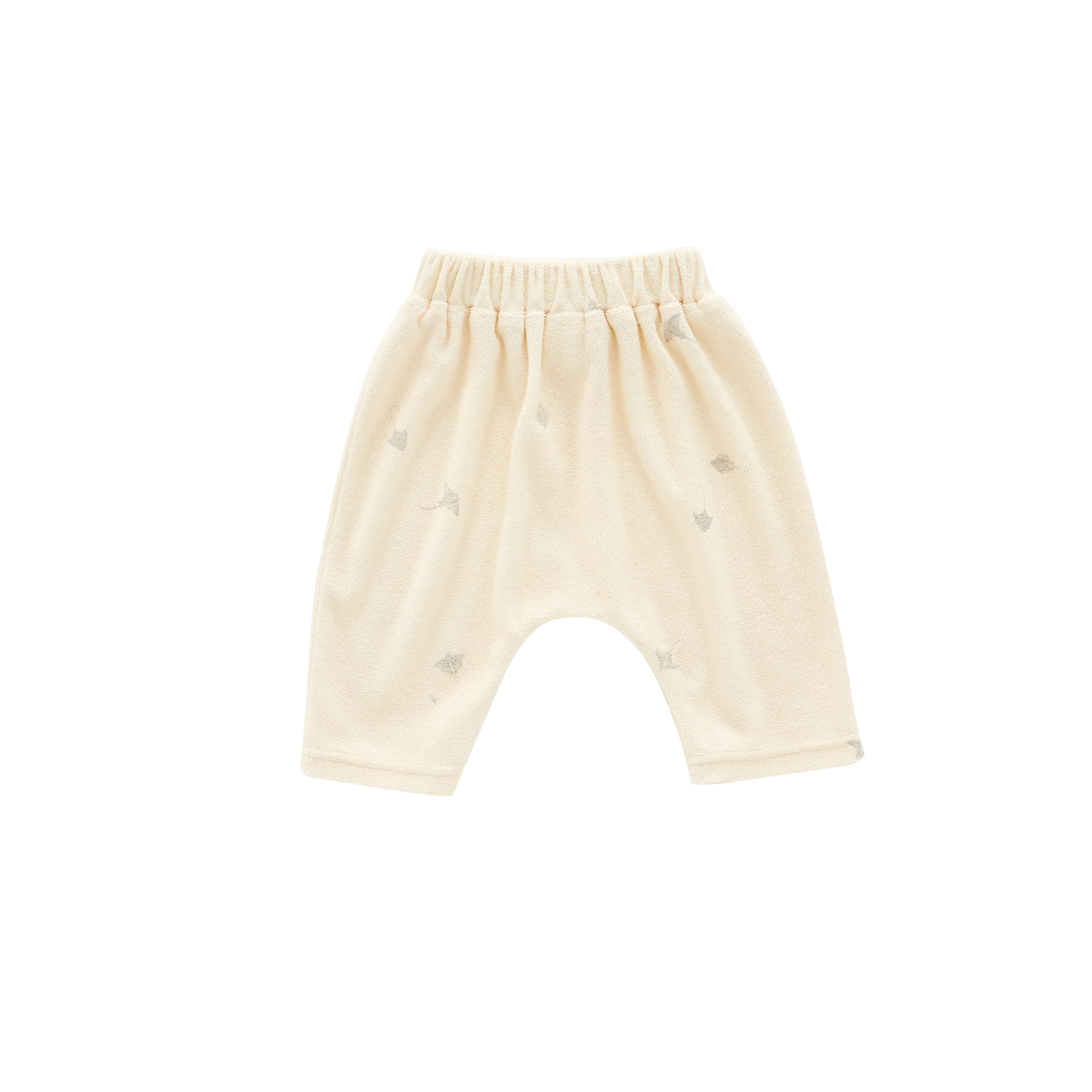 Baby Terry Harem Pants | Cream