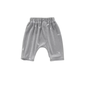 Baby Terry Harem Pants | Grey