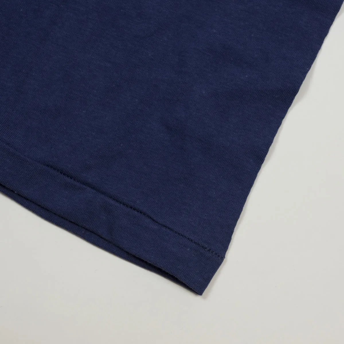 Berlin blue short-sleeve 103 Henley shirt