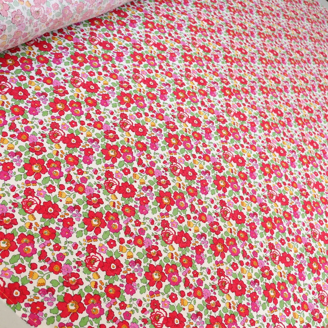 Betsy Red - Liberty Sycamore Linen