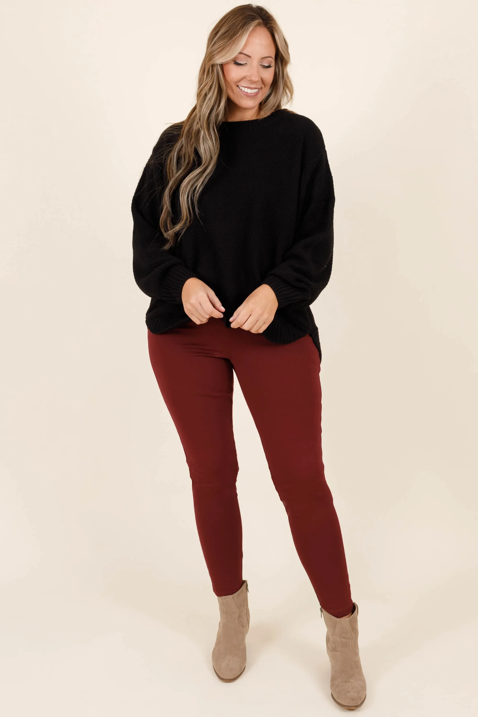 Beyond Basic Pants, Merlot