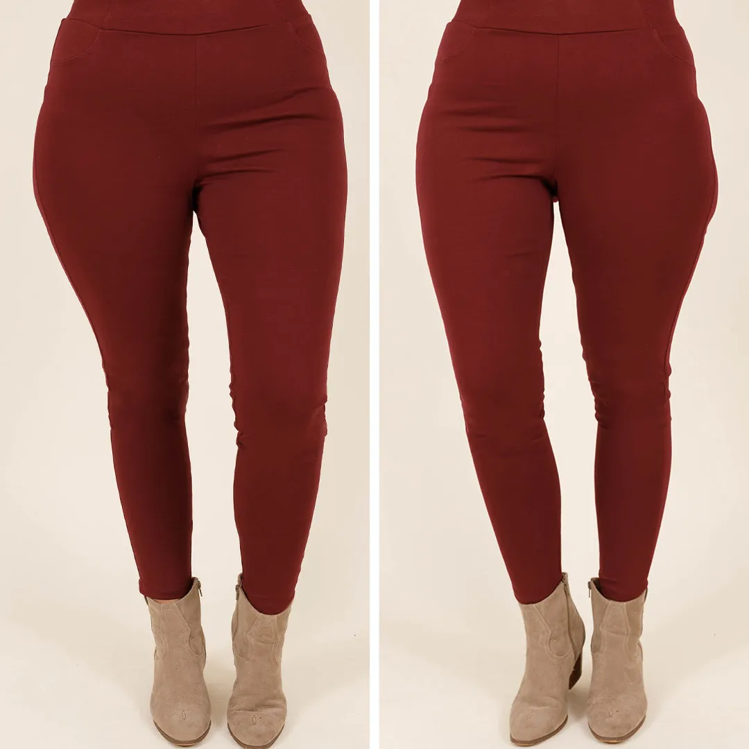 Beyond Basic Pants, Merlot