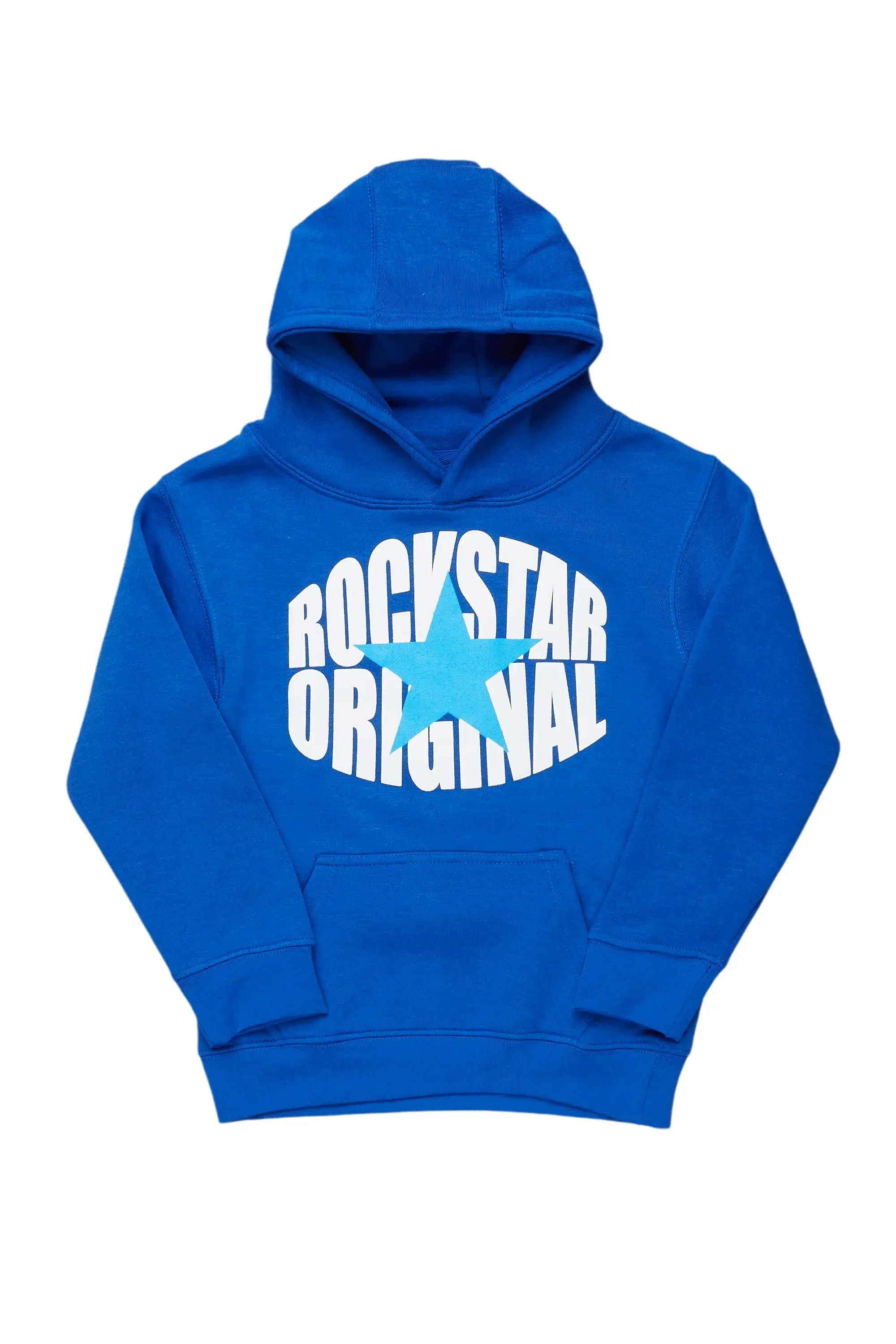 Boys Ezra Royal Graphic Hoodie