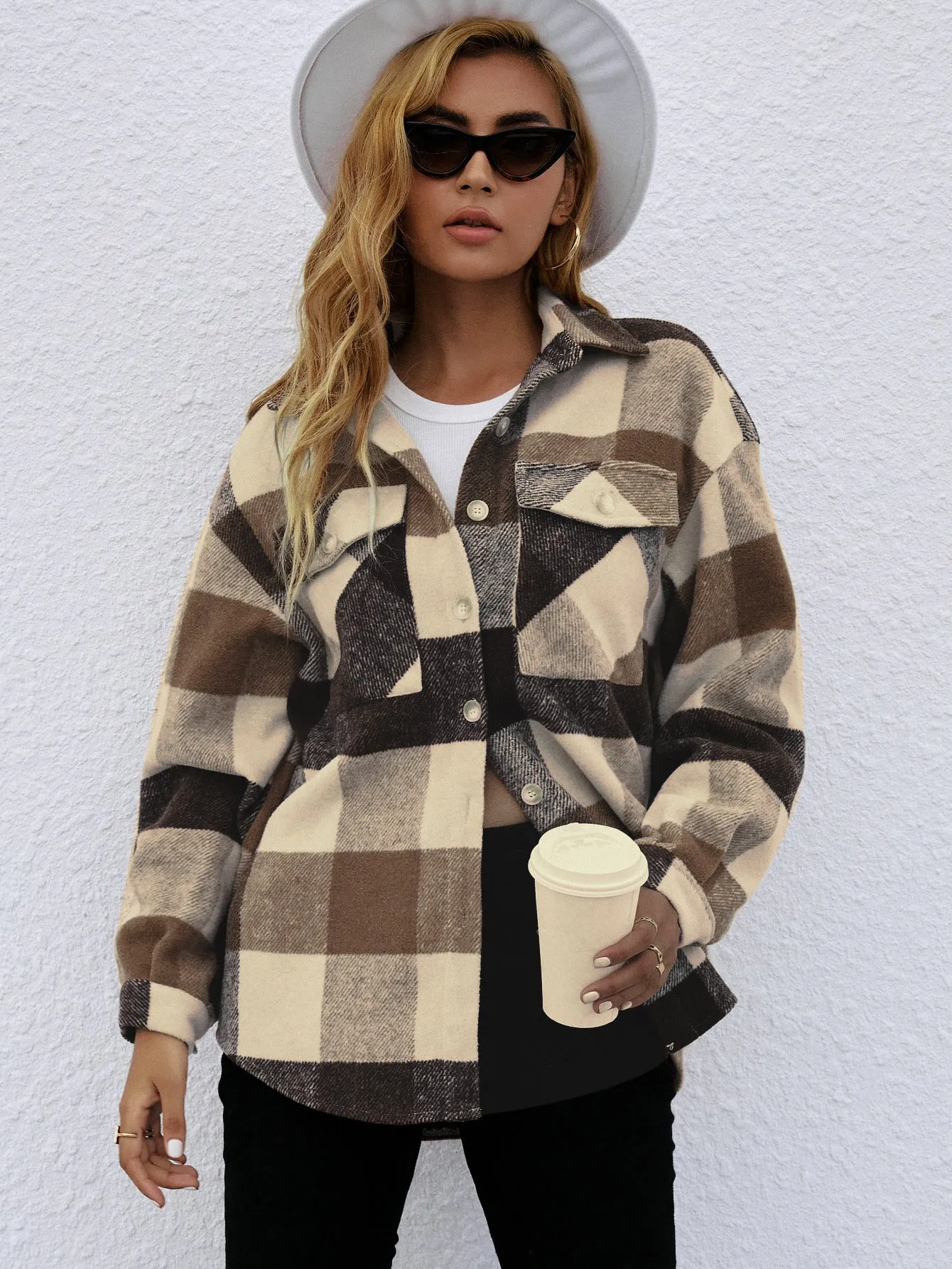 Casual Loose Thickened Jacket Wholesale Women Clothing