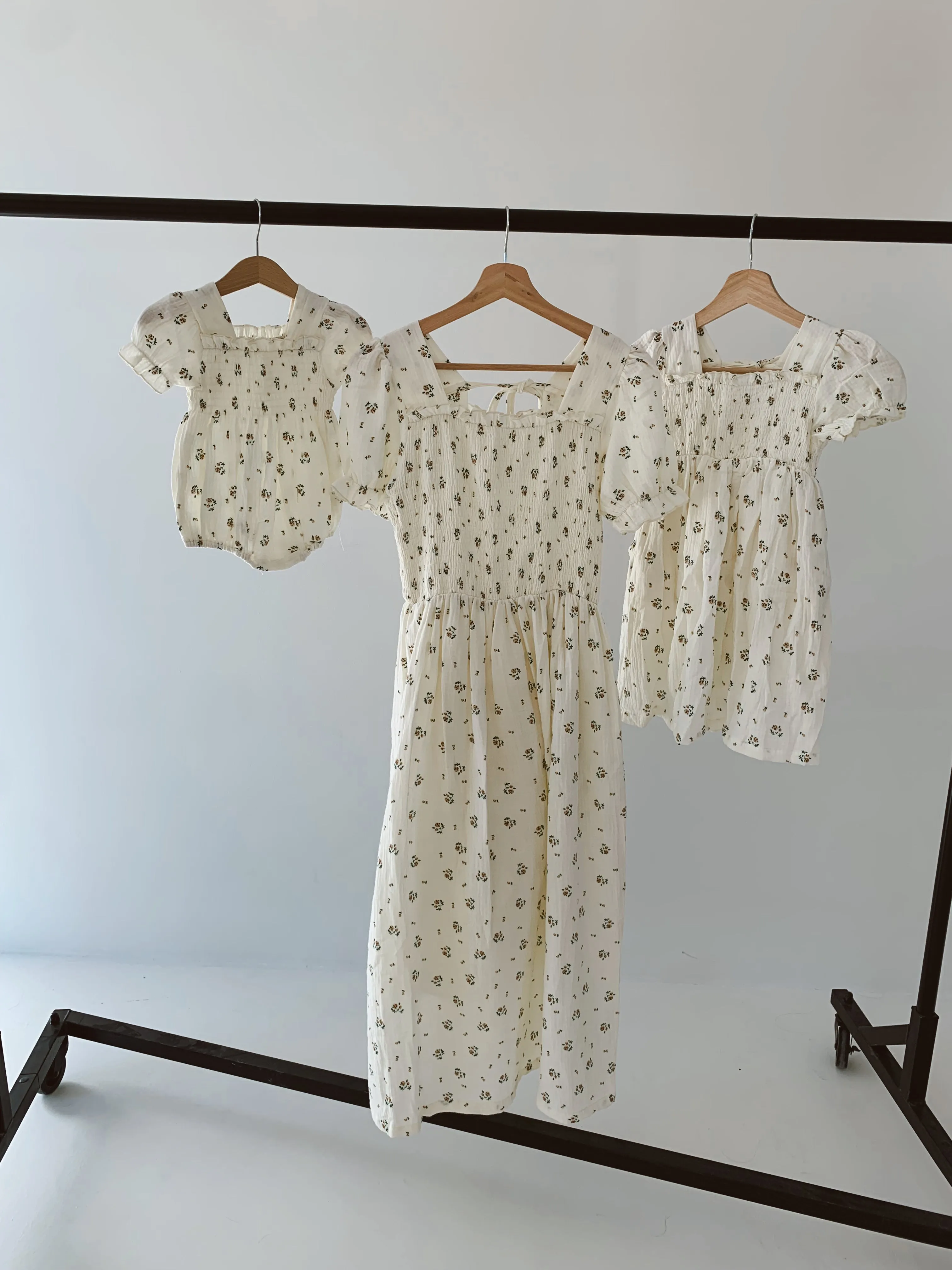 Child & Women's Muslin Dress | Garden Days