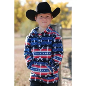 Cinch Kid's Southwestern Fleece Hoodie