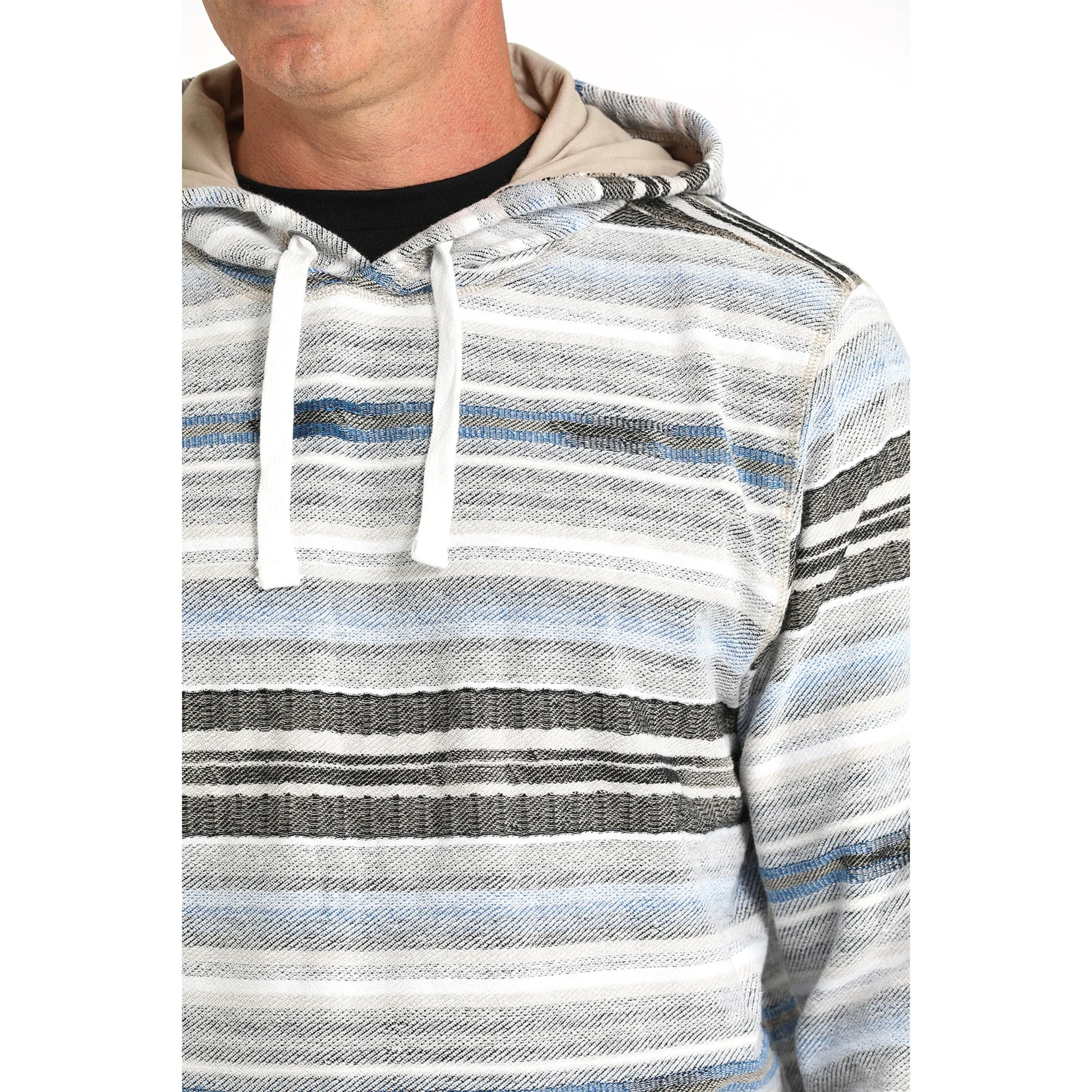 Cinch Men's Multi-Stripe Pullover Hoodie