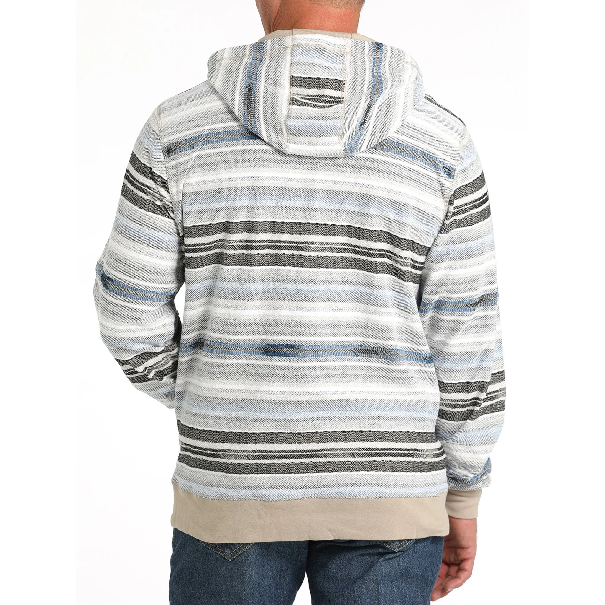 Cinch Men's Multi-Stripe Pullover Hoodie