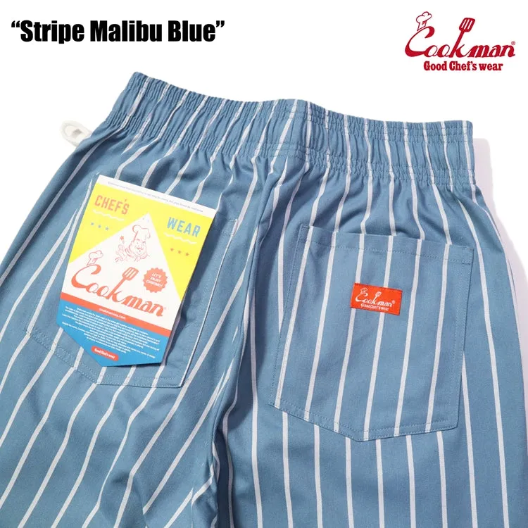 Cookman Chef Pants - Stripe : Malibu Blue