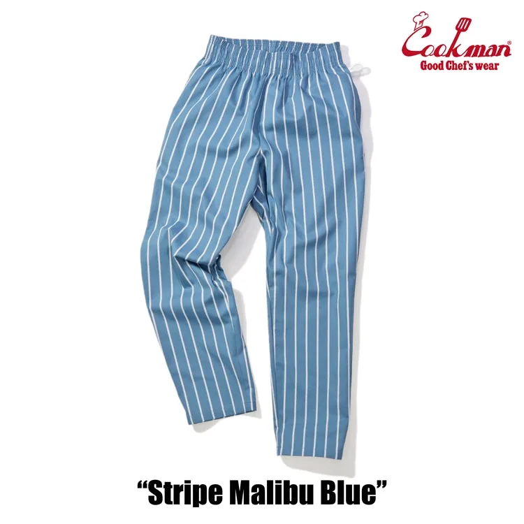 Cookman Chef Pants - Stripe : Malibu Blue