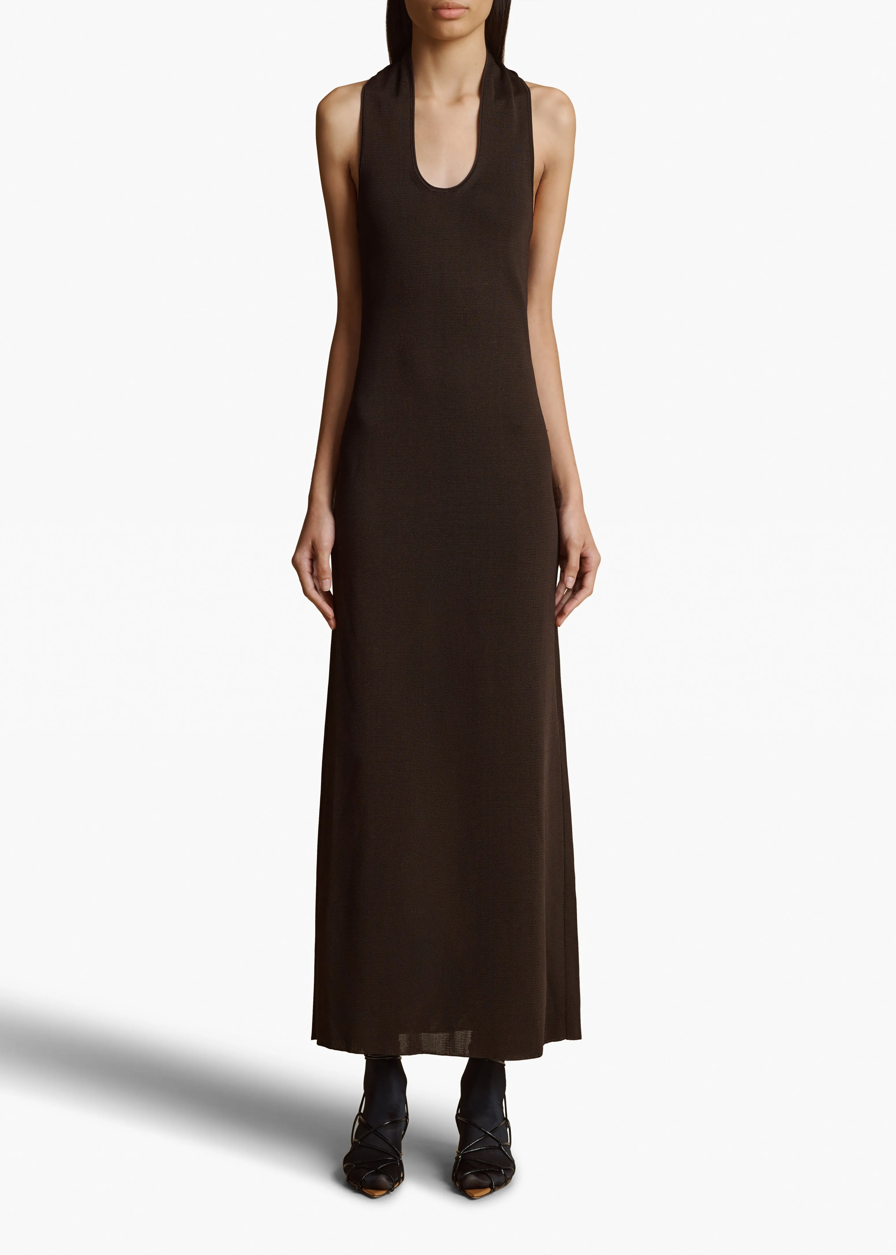 Coraline Dress in Espresso