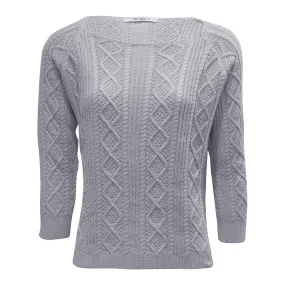 Cotton Cable Jumper - Grey