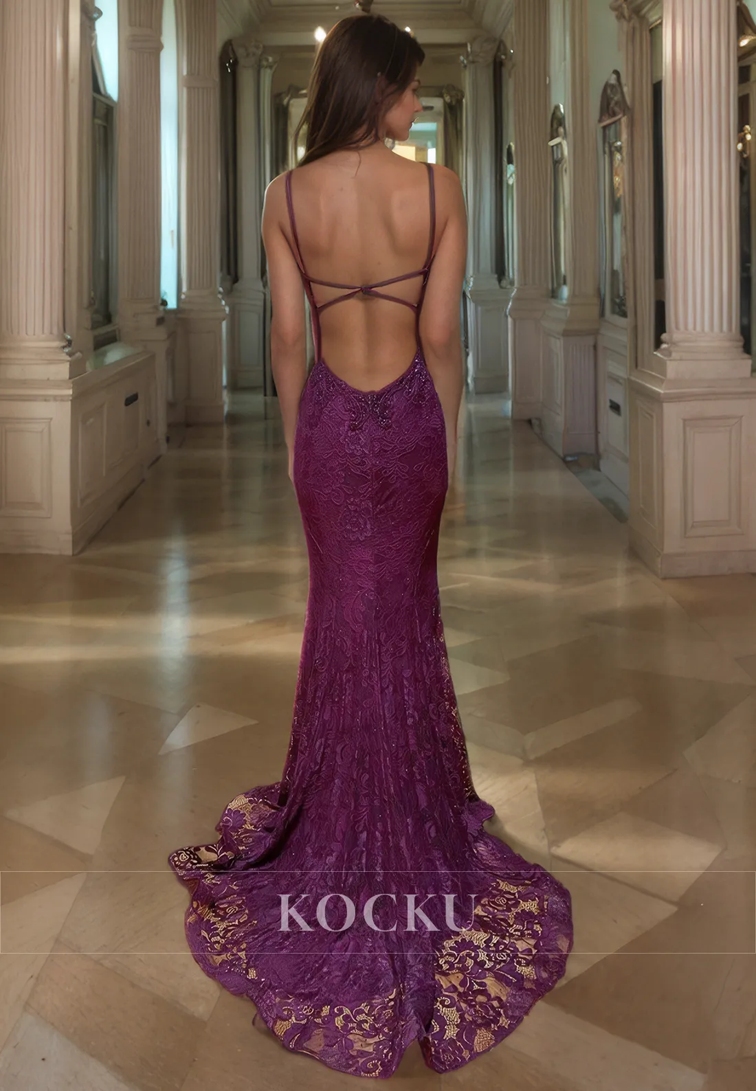 Couture & Ornate V-Neck Appliques Sheath Evening Party Prom Dress