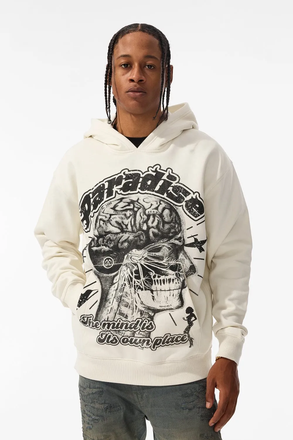 Cranial Paradise Pullover Hoodie (Bone)