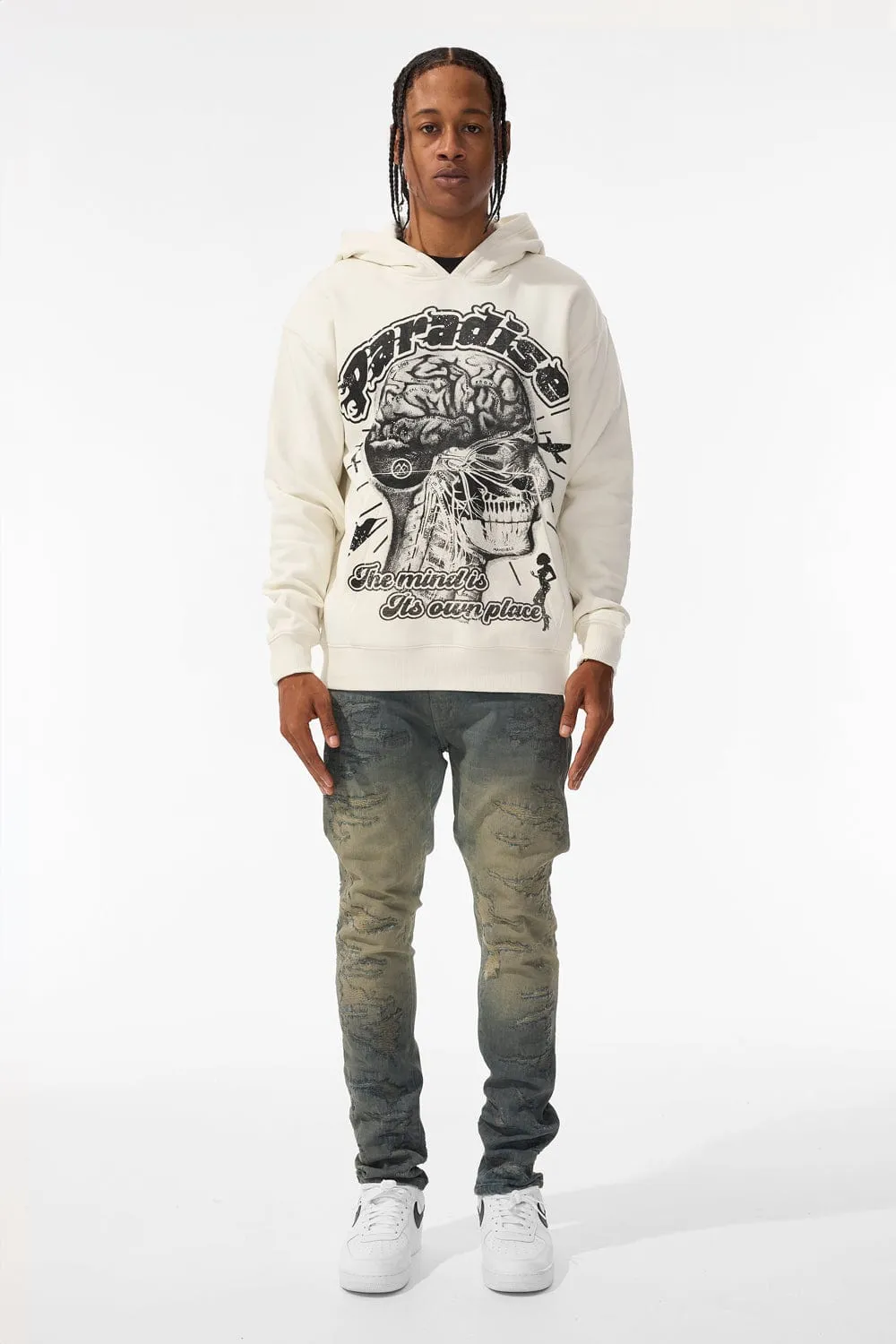 Cranial Paradise Pullover Hoodie (Bone)