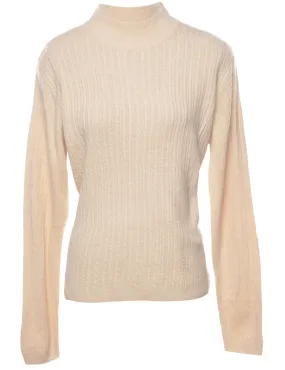 Cream Jumper - L