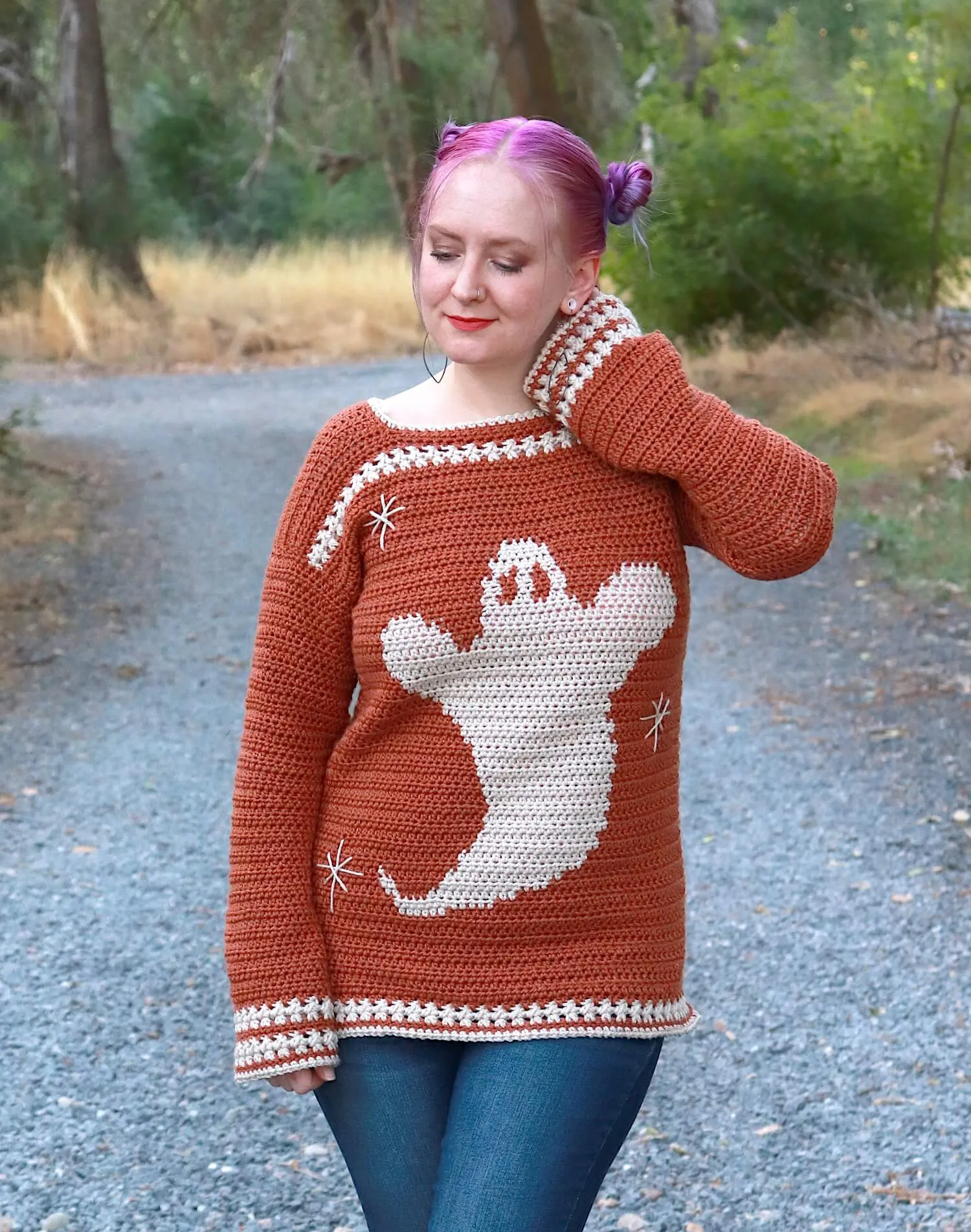 Crochet Kit - Gertrude Ghost Pullover