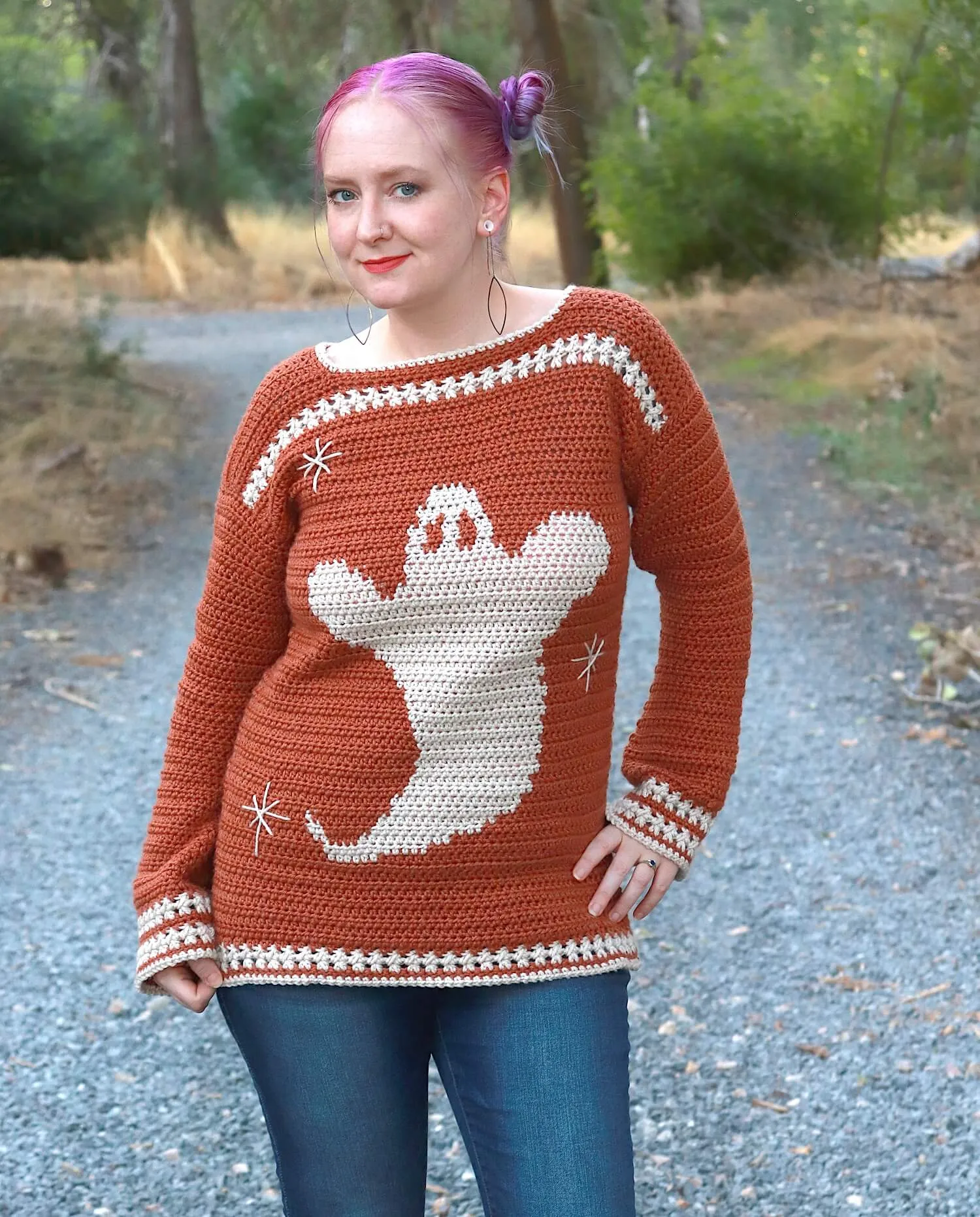 Crochet Kit - Gertrude Ghost Pullover