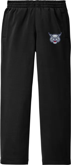 CT Bobcats Youth Sport-Wick Fleece Pant