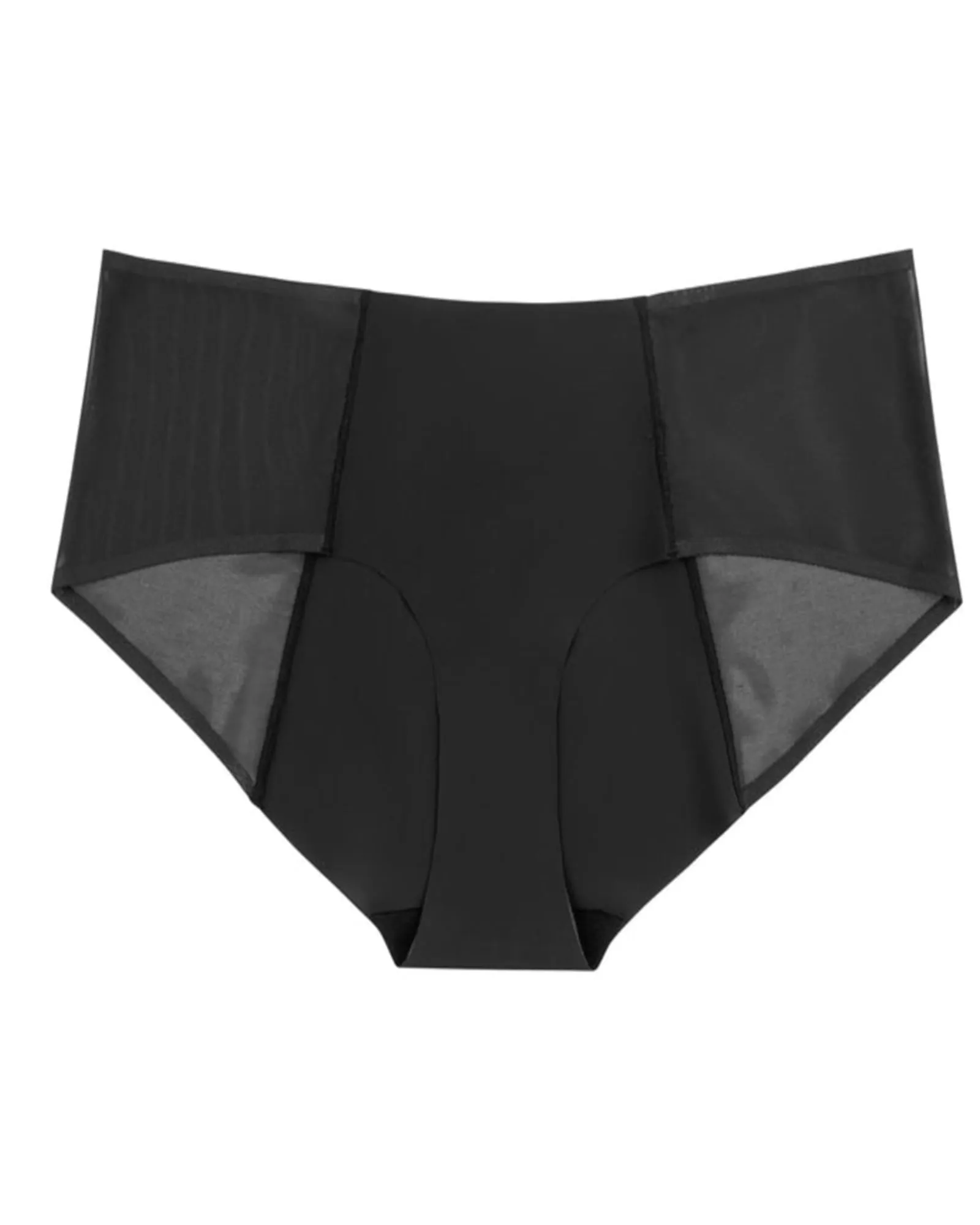 Demi Seamless Mesh Panty | Tap Shoe Black