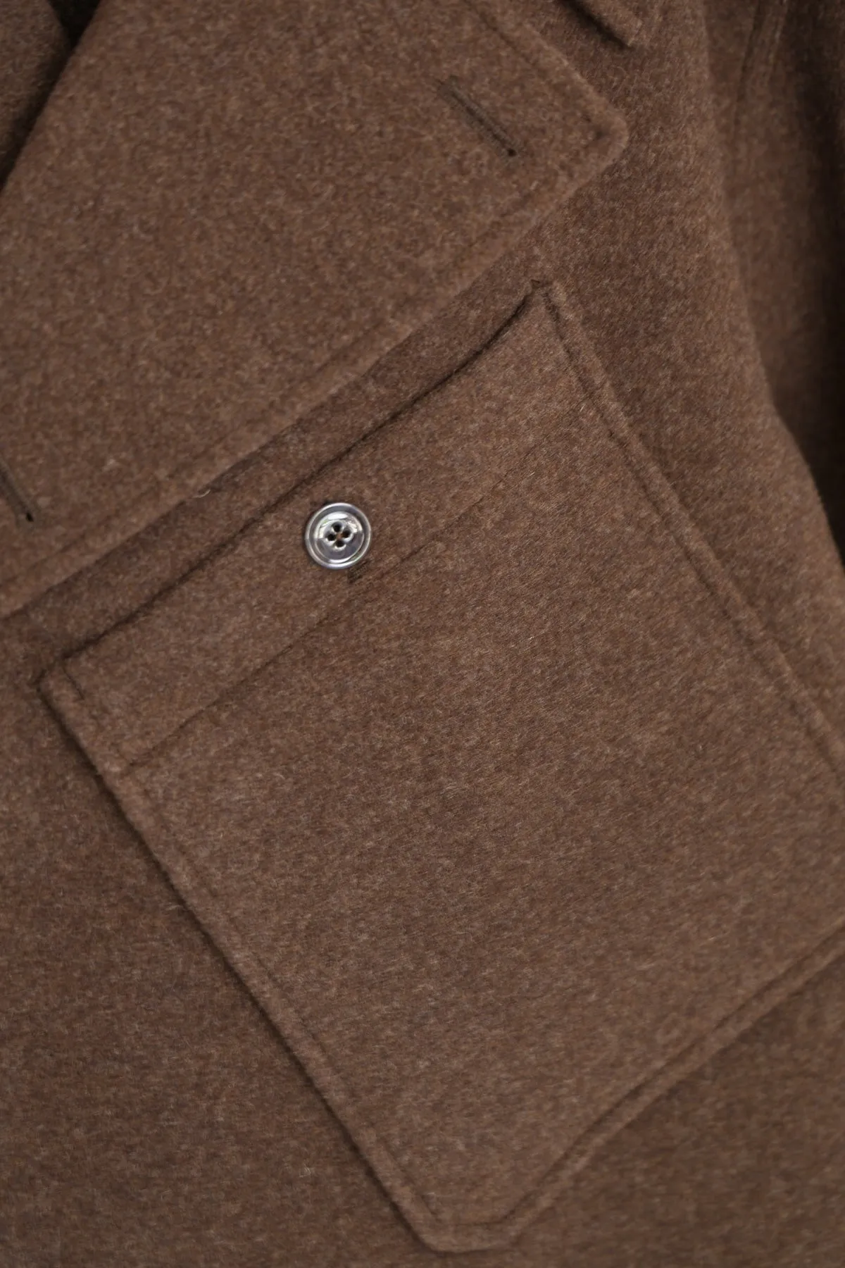 Dispatch Peacoat - Brown Chine