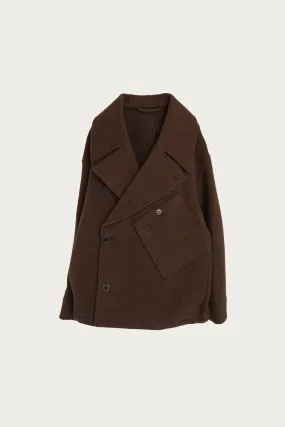 Dispatch Peacoat - Brown Chine