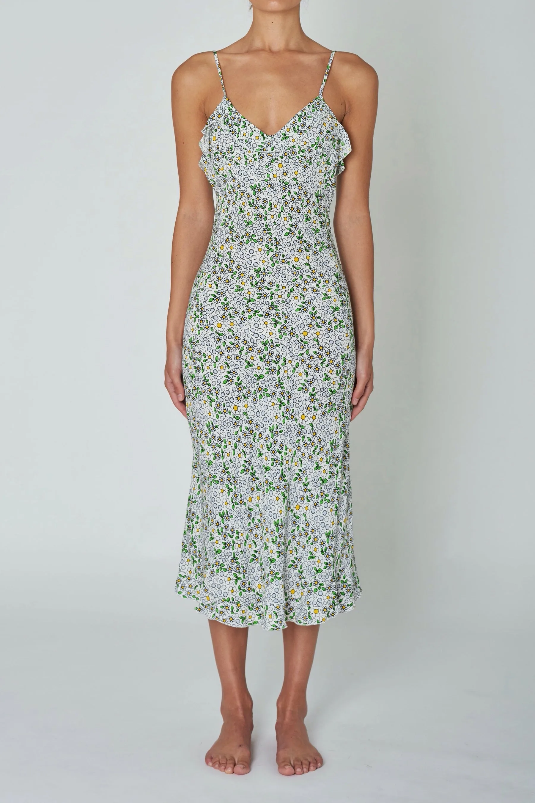 Dove Floral Shelley Dress