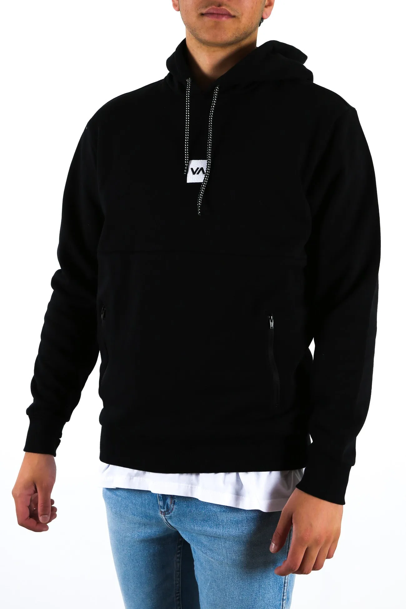 Down The Spine Pullover Black