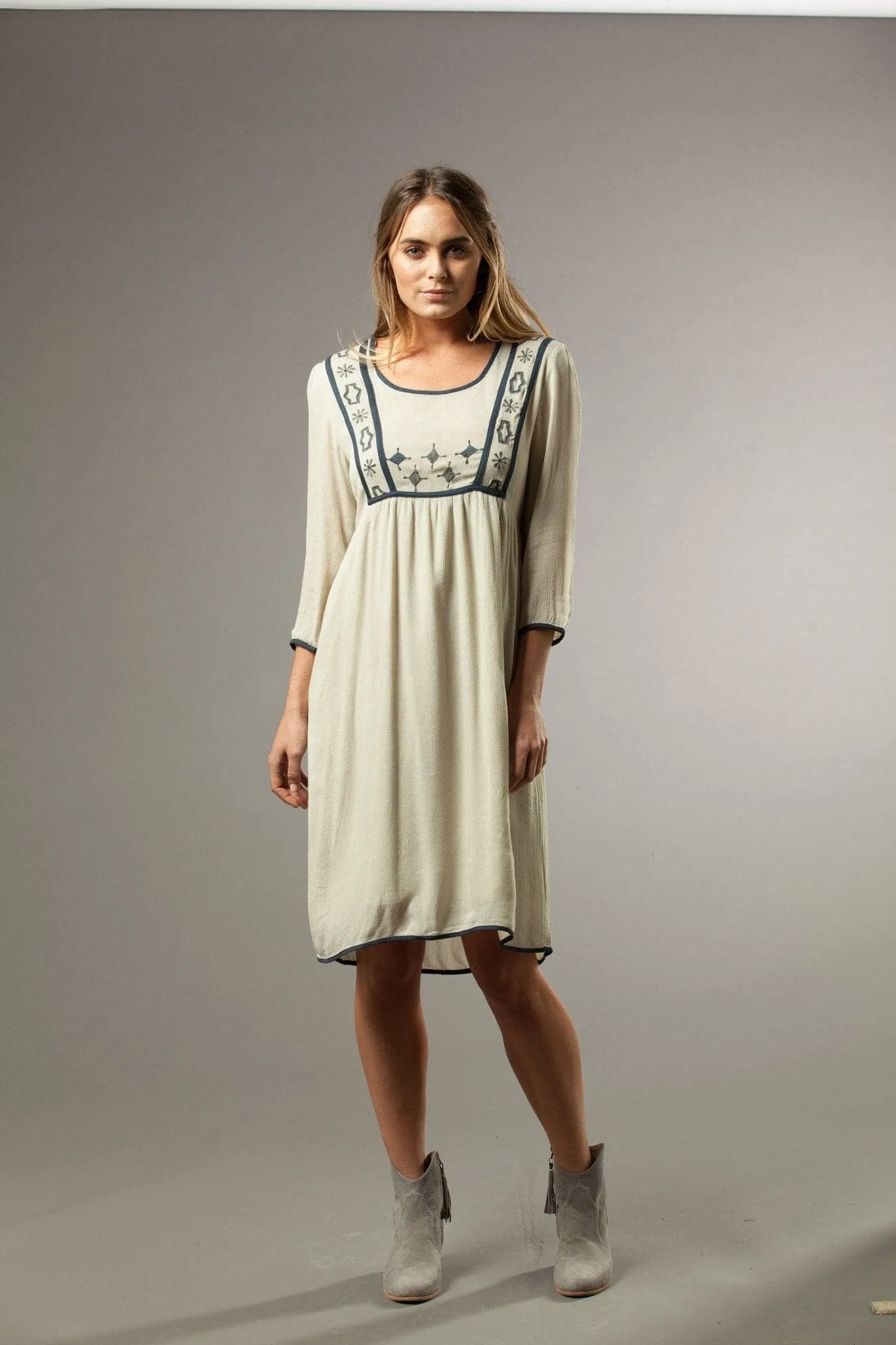 Dress in Pumice stone Dress - Vanessa Dress