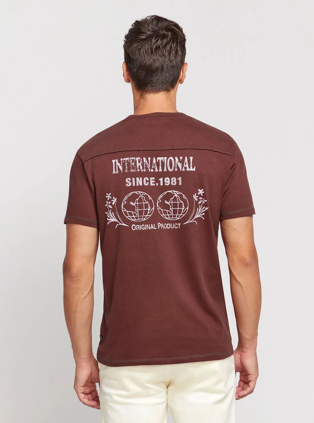 Eco Brown Short Sleeve T-Shirt