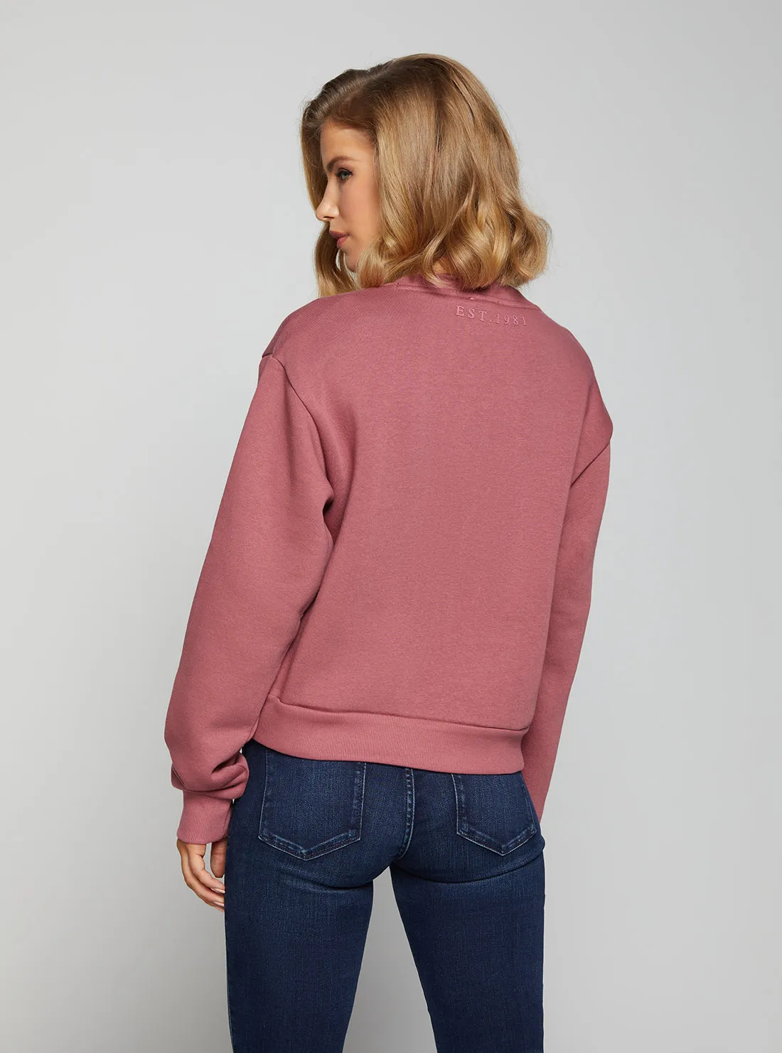 Eco Velvet Icon Logo Jumper