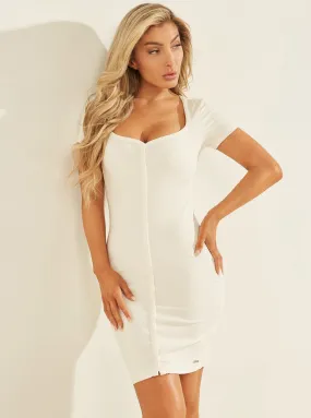 Eco White Emilia Mini Dress