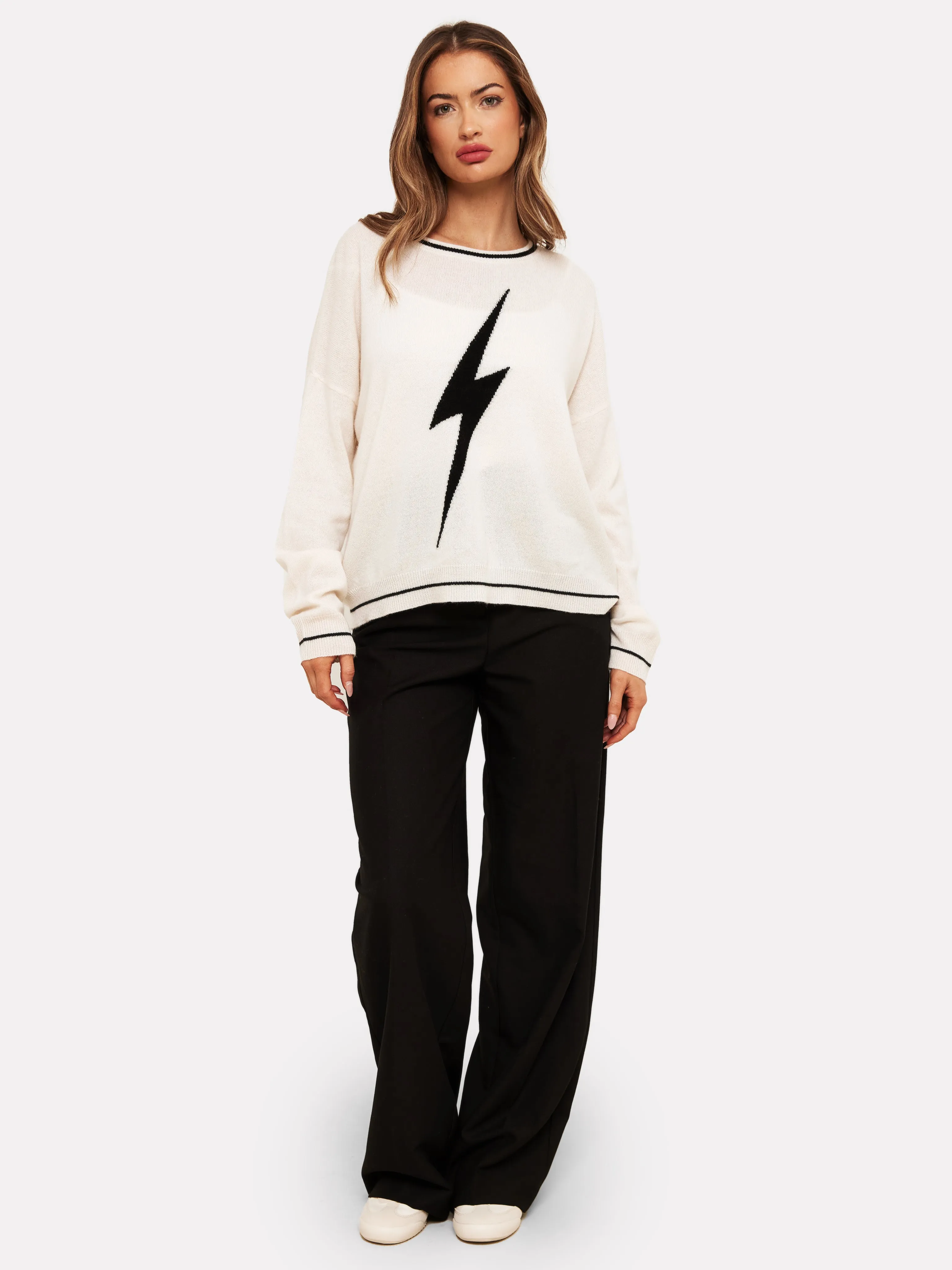 Electric Cashmere Crew Neck