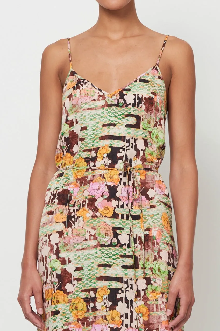 Ember Floral Lily Midi Slip