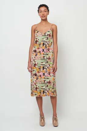 Ember Floral Lily Midi Slip