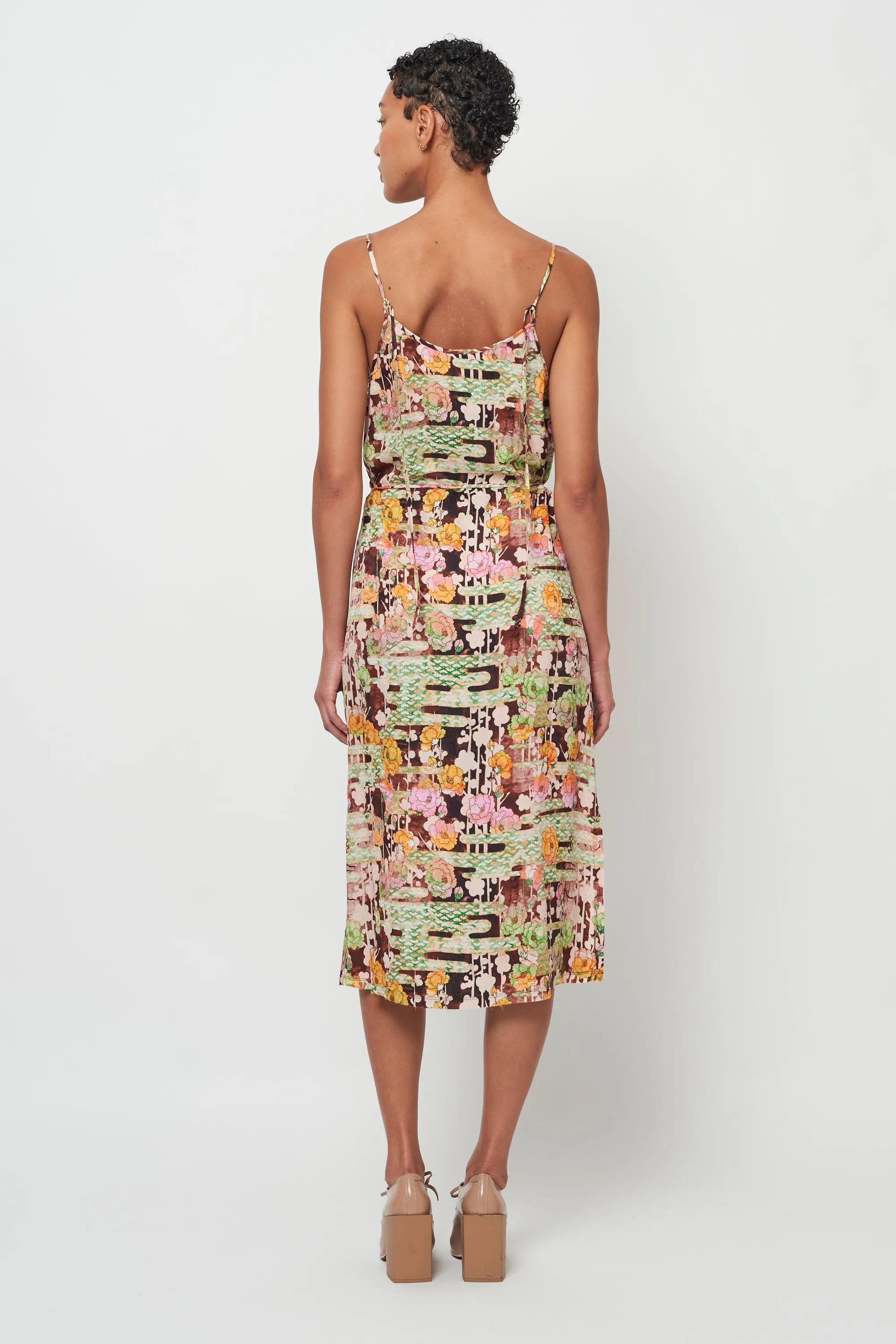 Ember Floral Lily Midi Slip