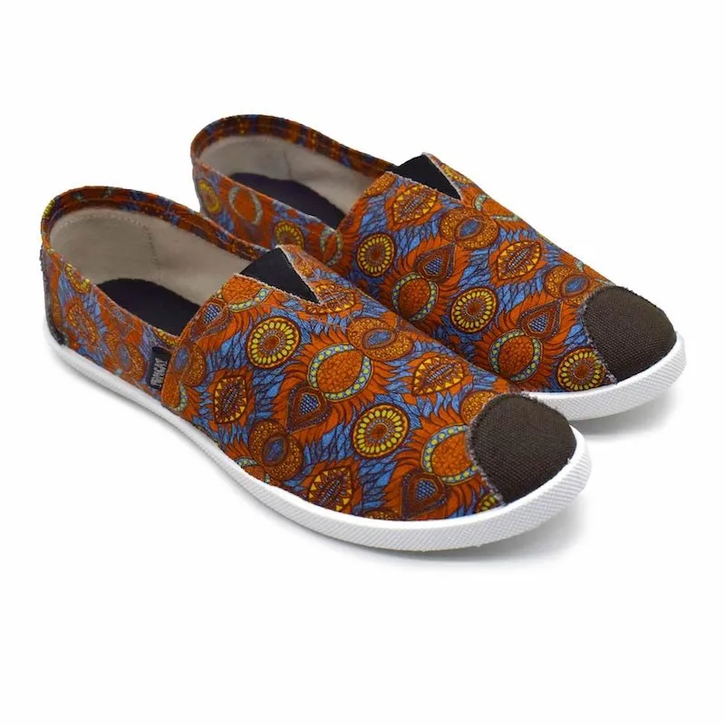 Emmy Chapisha Canvas Shoes - Multi Blue