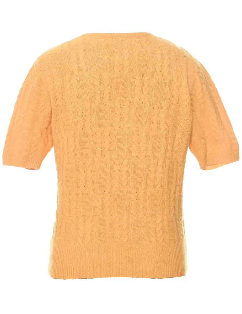 Evan Picone Cable Knit Jumper - M