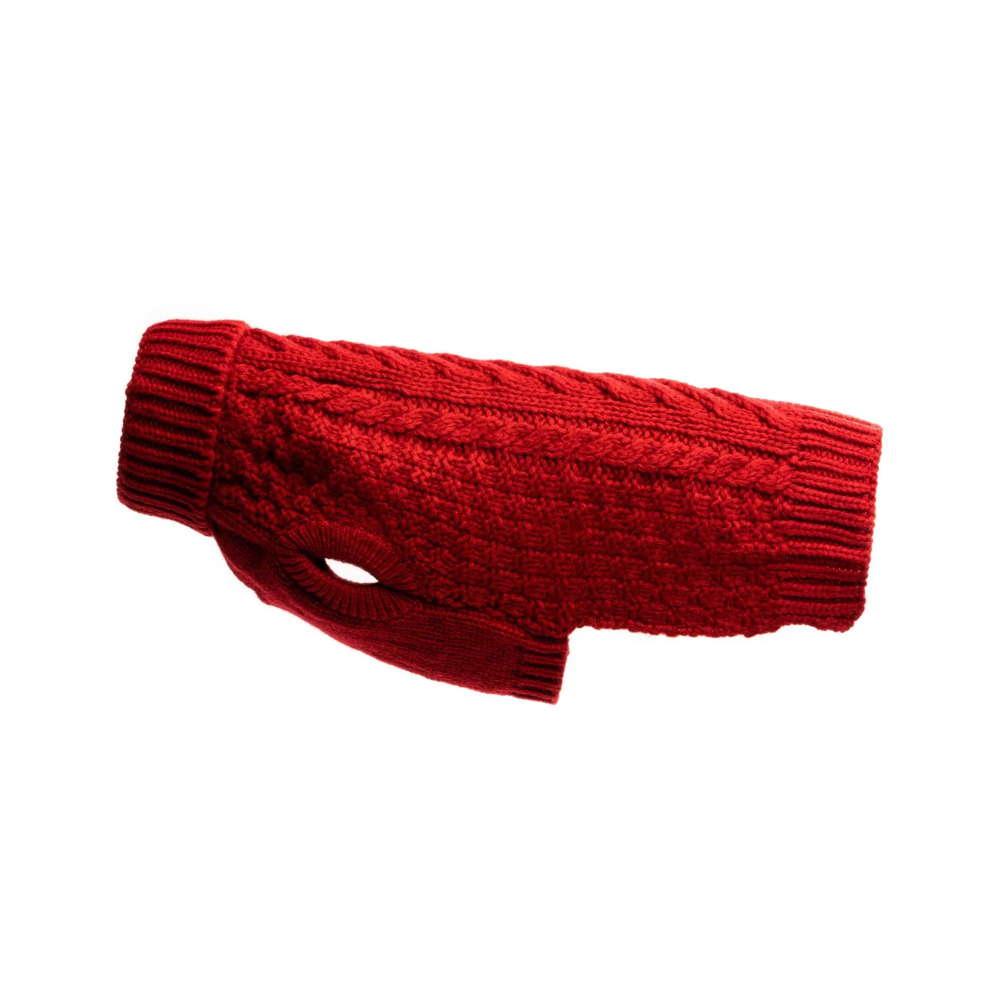 Fabdog | Super Chunky Dog Sweater Red