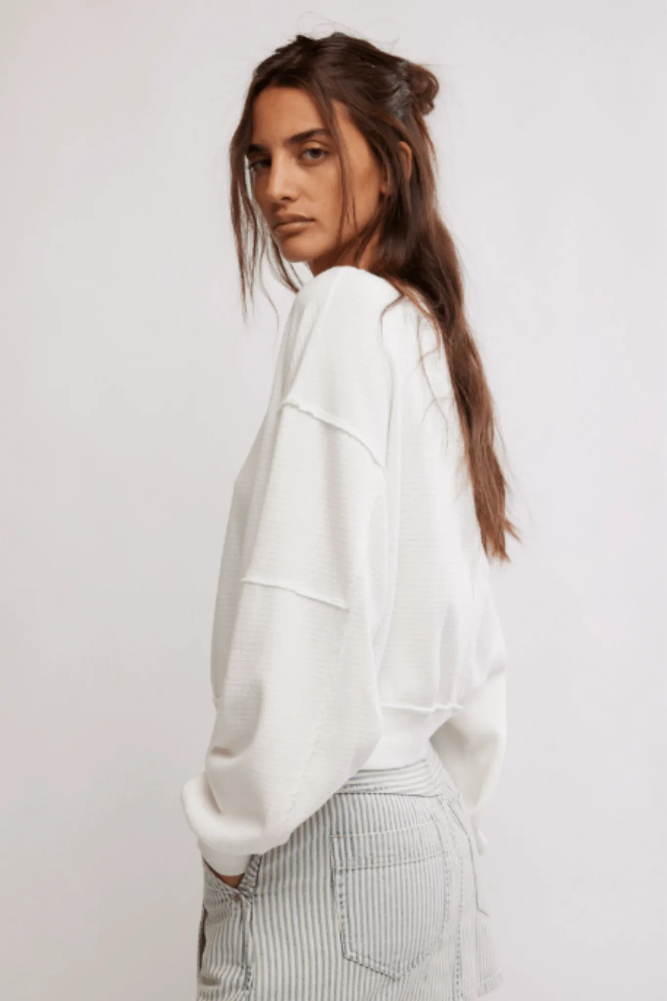 Free People: IFE Pullover in Ivory