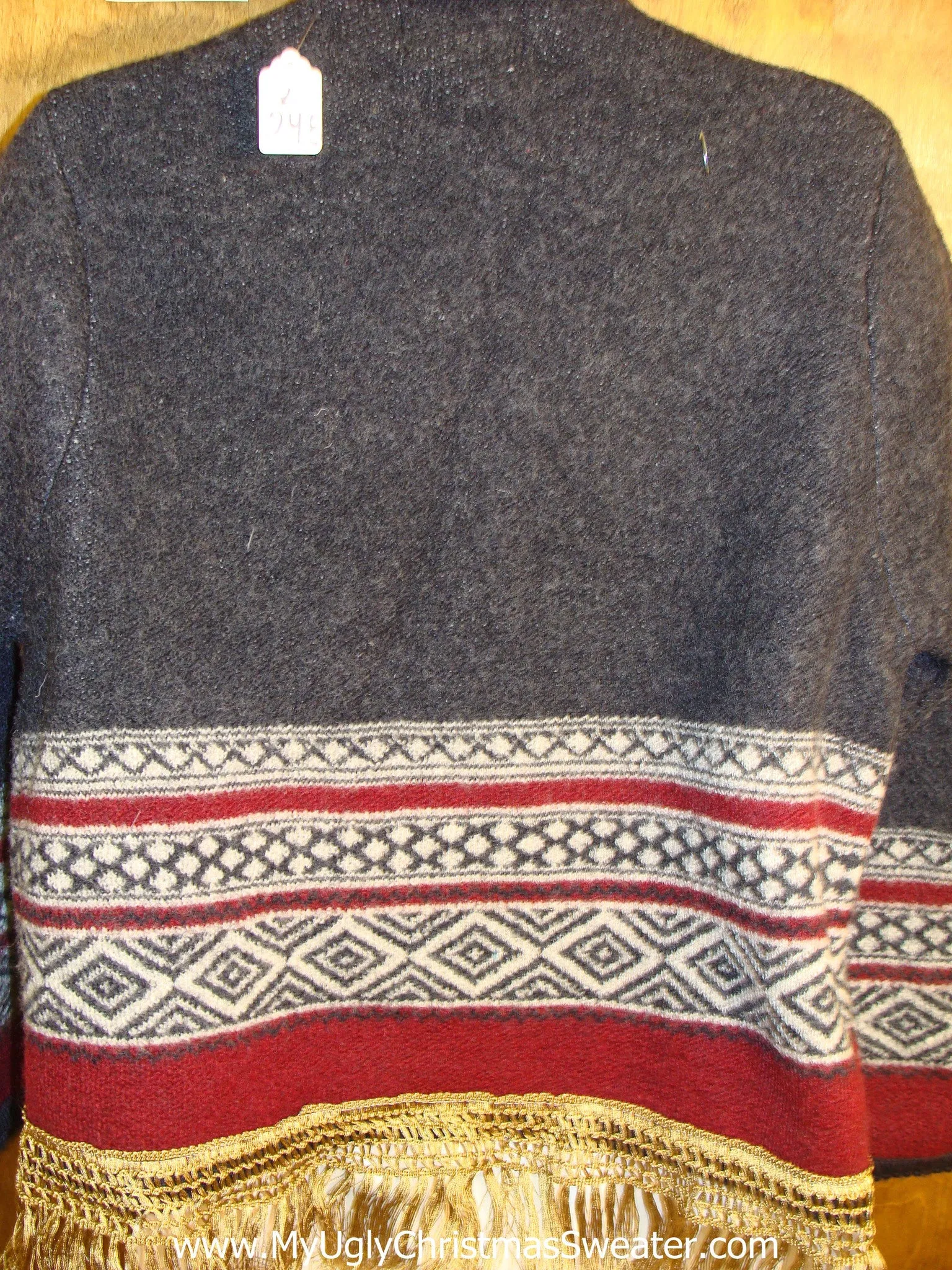 Funny Nordic Tacky  Christmas Naughty Sweater Cardigan