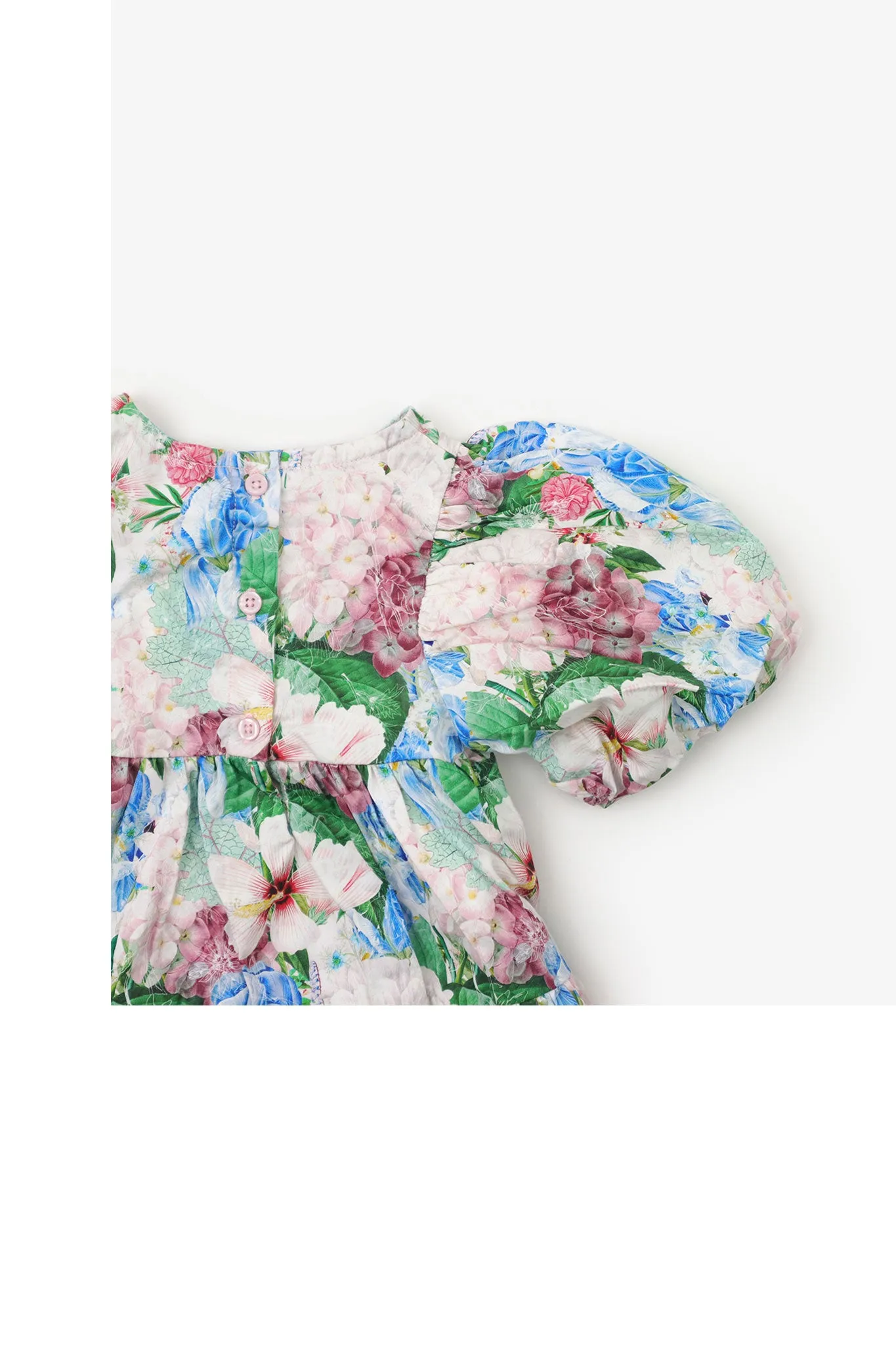 Gingersnaps Puff Sleeves Floral Printed Dress